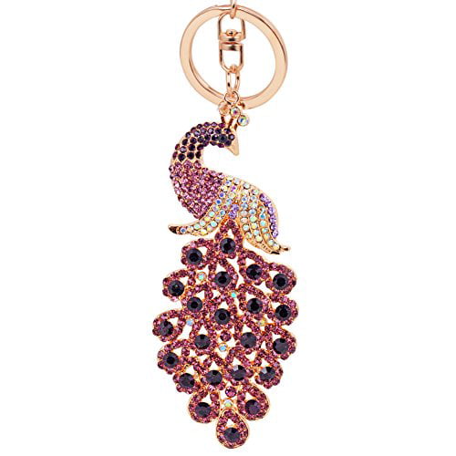 EASYA Cat Key Keychains Cute Animal Keychain for Handbag Gift Chen-hui jewelry factory Rose Red Keychain 